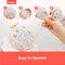 6 Pieces Embroidery Hoop 3.6 to 10.7 inches Plastic Cross Stitch Hoop with 16PCS Needles, Small Embroidery Hoops for Embroidery, Cross Stitch, Craft Sewing, and Decoration Ornaments